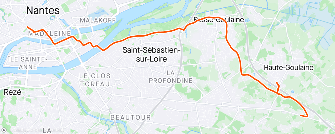 Map of the activity, Sortie gravel le midi