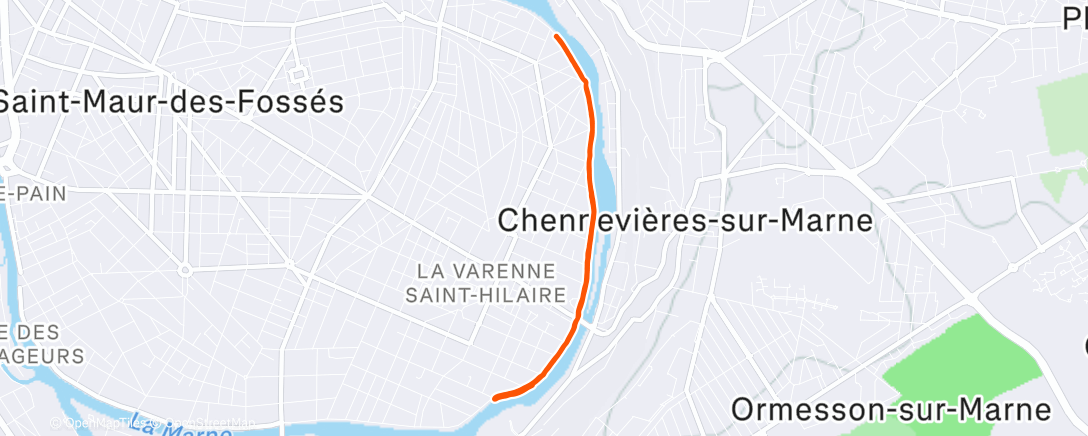 Карта физической активности (7️⃣8️⃣7️⃣ - 💙 - Morning Walk)