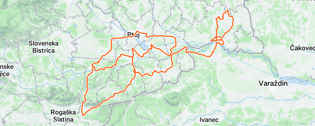 Map of the activity, 3/5 Tour Slovenia 🇸🇮