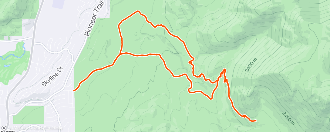 Map of the activity, First corral/connector of the year