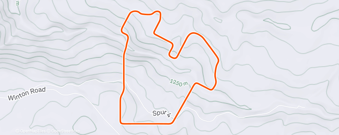 Map of the activity, MyWhoosh - Downtown LA