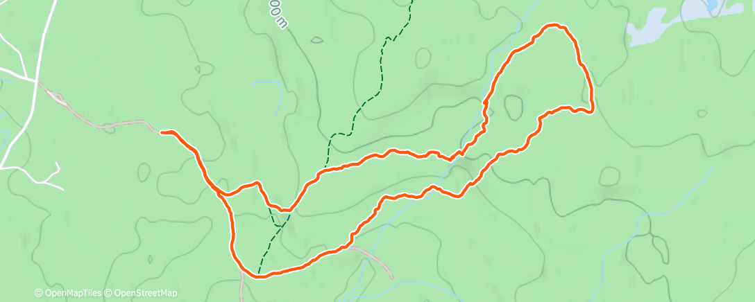 Карта физической активности (Afternoon Hike)