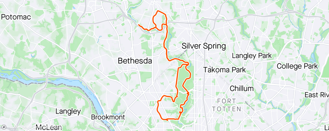Map of the activity, First outside ride of 2024. Have a good summer, Zwift!