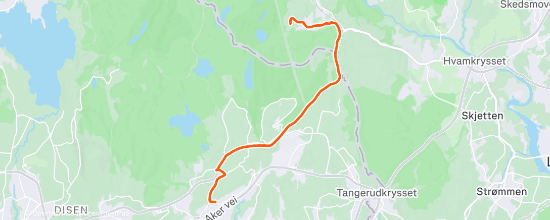 Map of the activity, Morning Ride