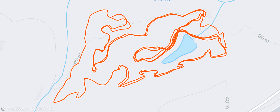 Mappa dell'attività Evening Mountain Bike Ride