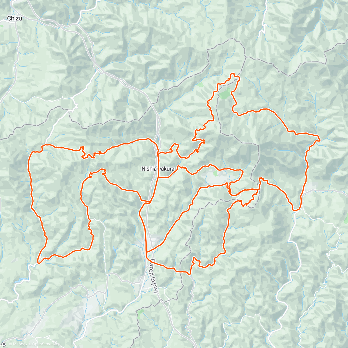 Map of the activity, 山を楽しむライド🚴