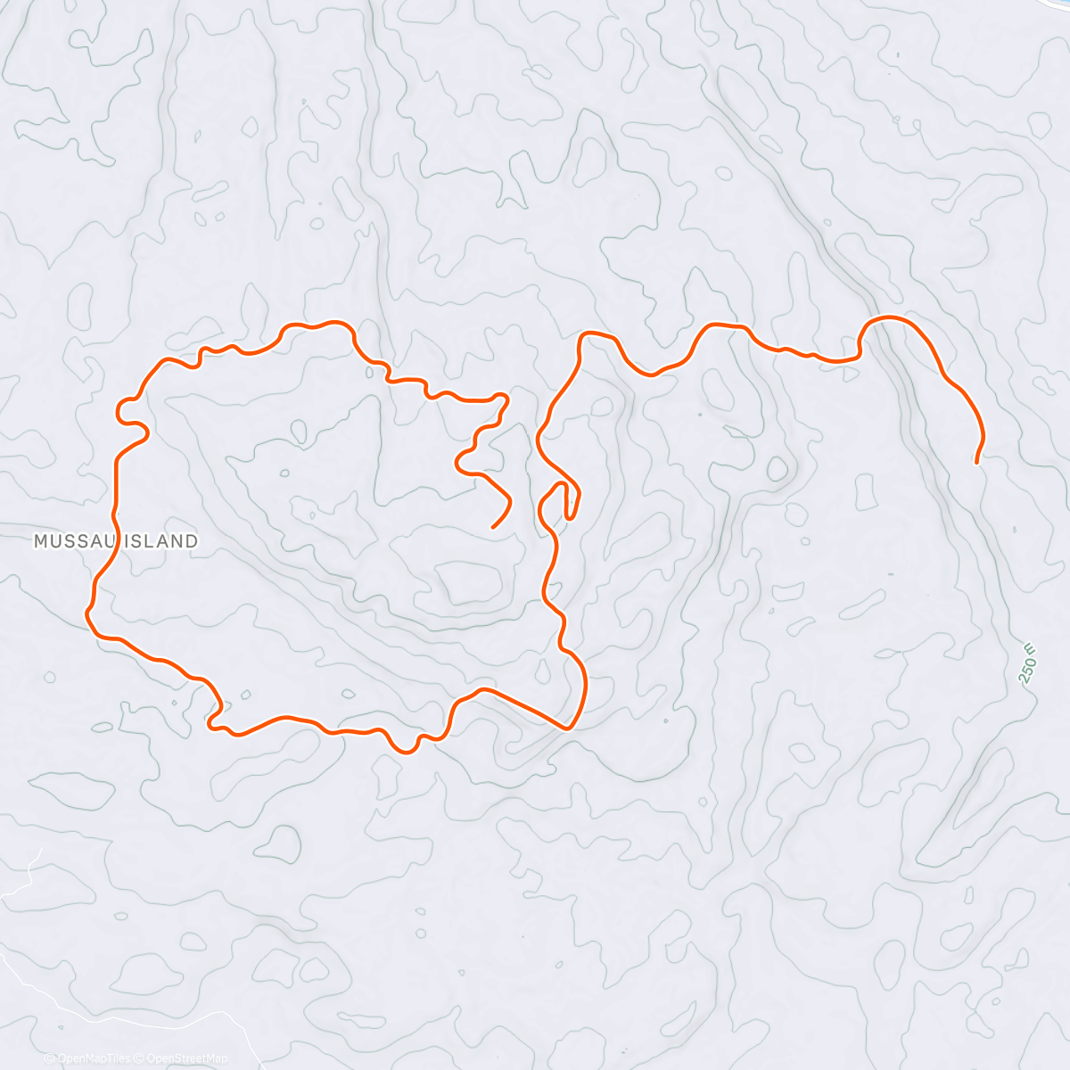 Map of the activity, TrainingPeaks Virtual - Workout: Easy Spin