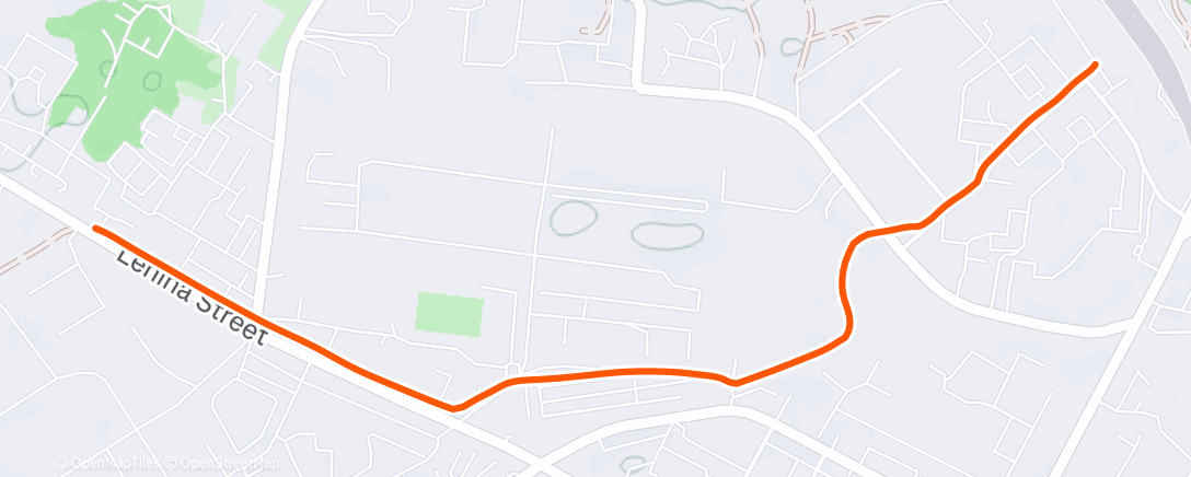 Map of the activity, Утренняя прогулка