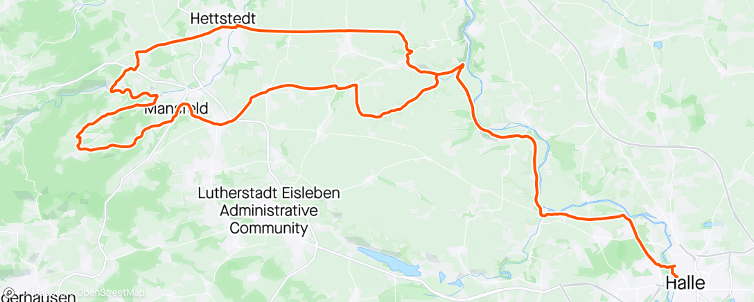 Map of the activity, Tretlagerfeuer