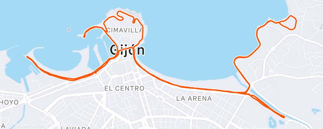 Mappa dell'attività Que rápido se pierde la forma