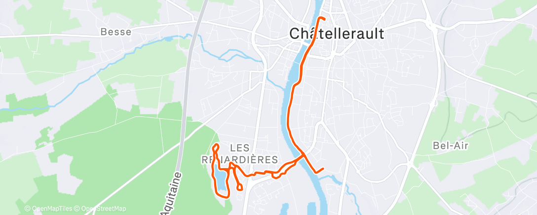 Карта физической активности (Morning Run)