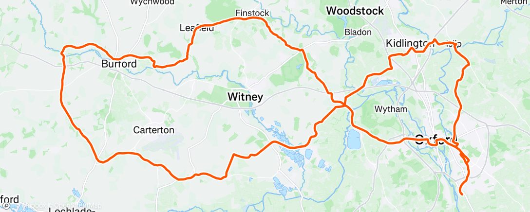 Map of the activity, Cracking ride