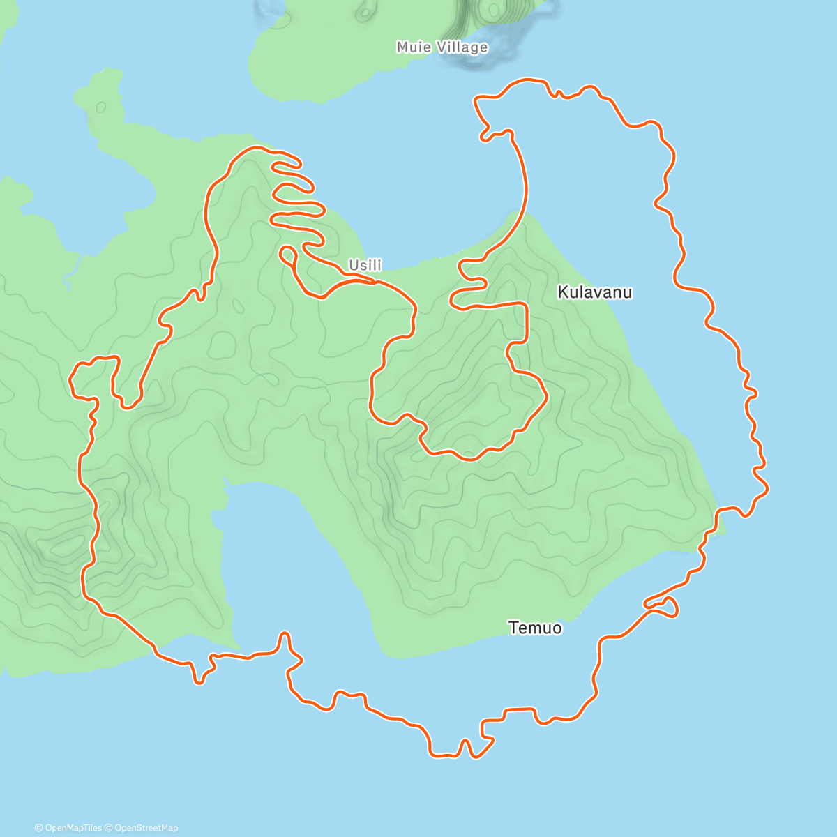 Carte de l'activité Zwift - Race: HISP WINTER TOUR 2025 STAGE 10 (A) on Shorelines and Summits in Watopia