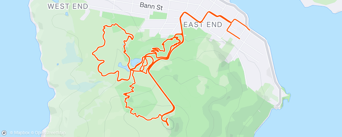 Map of the activity, Morning Ride