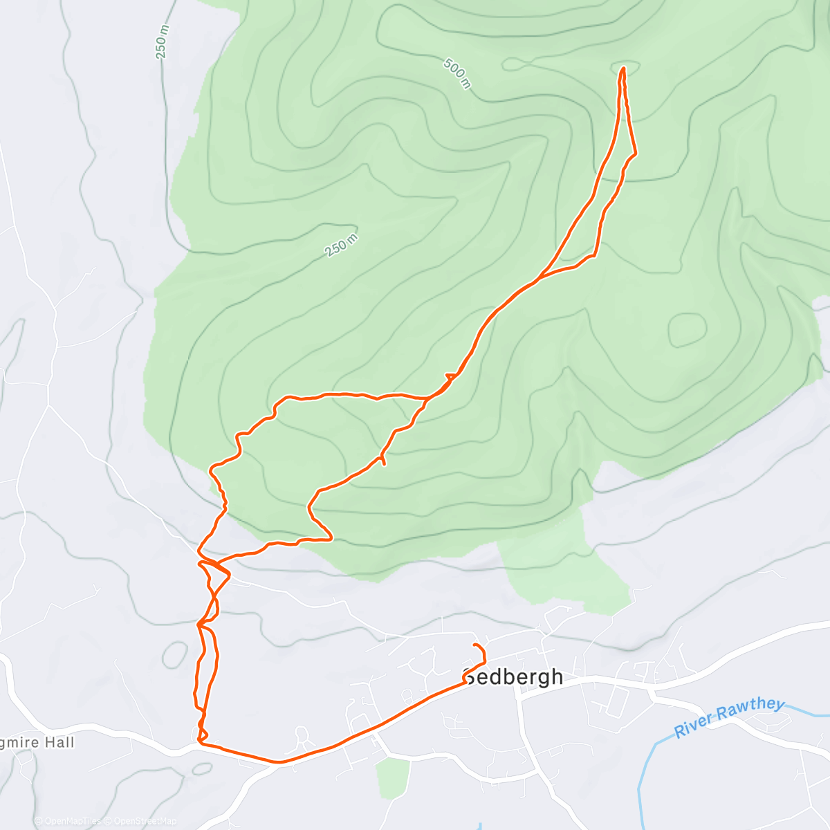 Map of the activity, Beautiful frosty morning with a simultaneous sunrise and moonset.