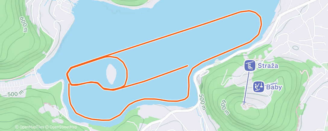 Map of the activity, EXR | 2k Preparation on Tour de Bled, Bled