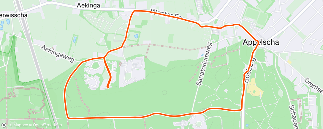 Map of the activity, Terrasje pakken met Nienke 👍🏻
