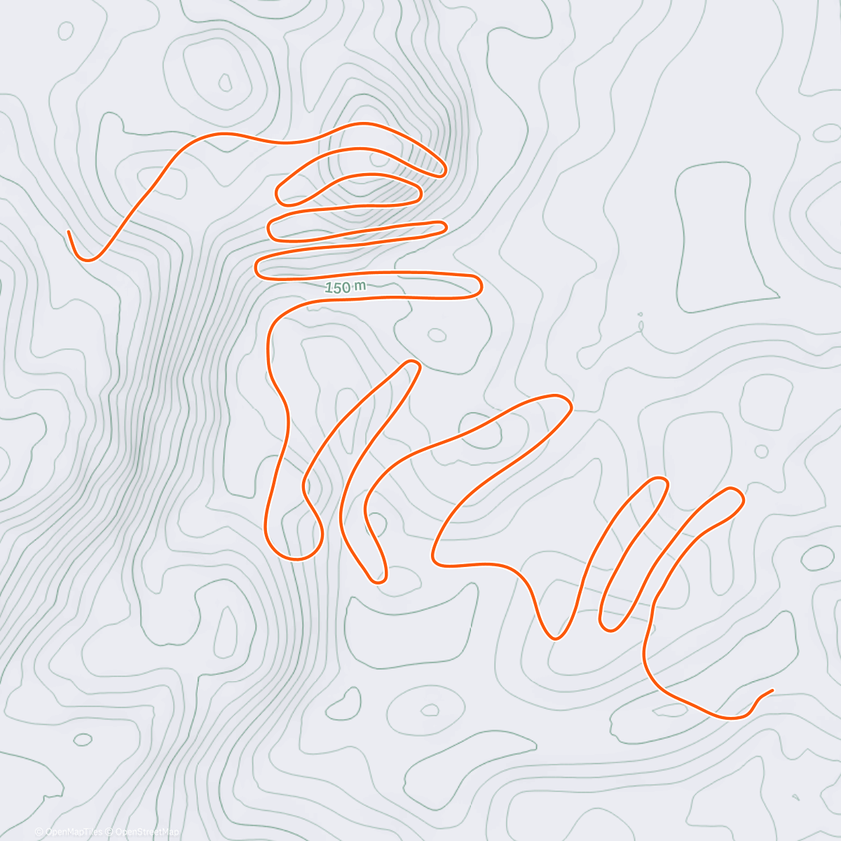 Карта физической активности (TrainingPeaks Virtual - Workout: Recovery Ride (60 mins))