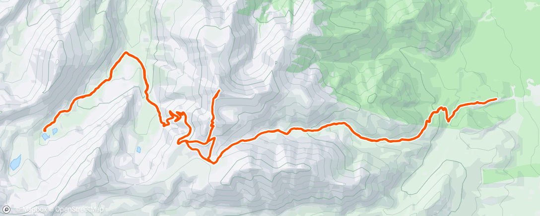 Map of the activity, Morning Trail Run