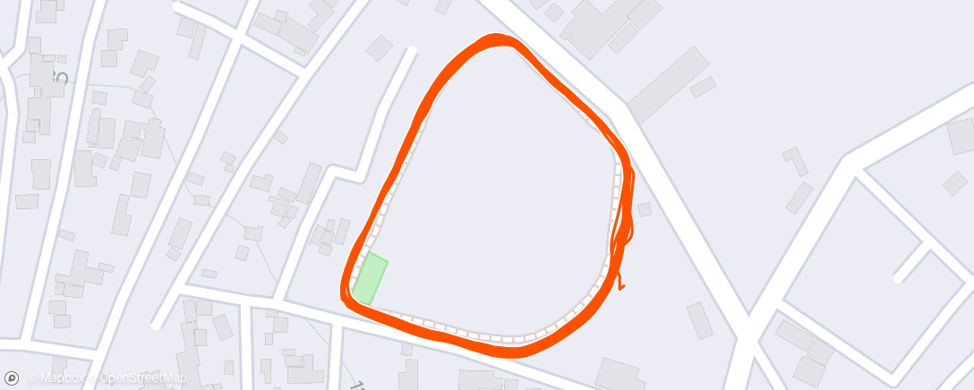 Map of the activity, Morning running 6.5 km at sports club Deesa Today 15/04/2024