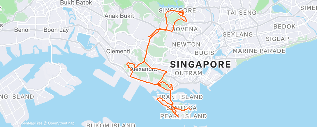 Map of the activity, Last in Singapore for 2025