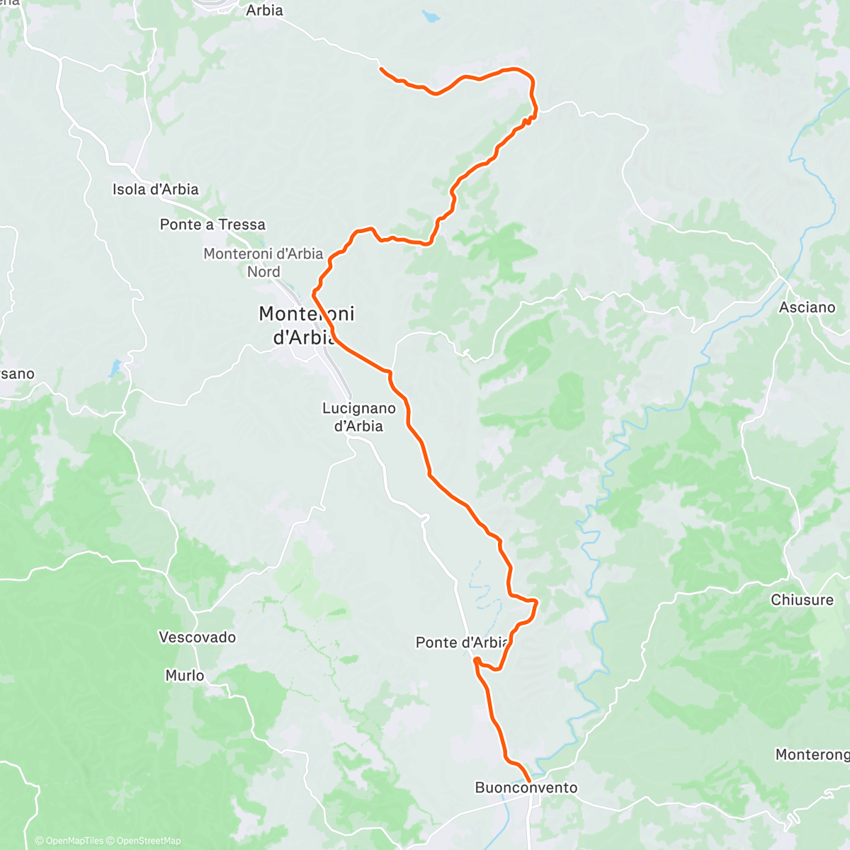 Map of the activity, ROUVY - SweetSpot In Italy x 3