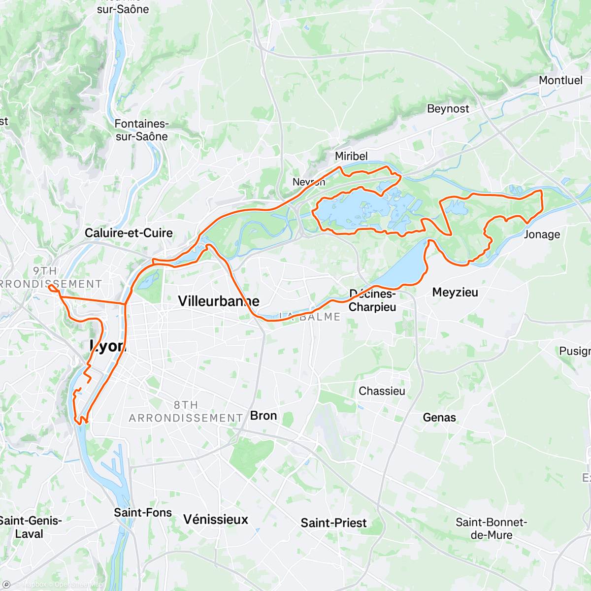 Map of the activity, Sortie Team Kayou 🪨 Groupe des énervés 🚴💨🥵