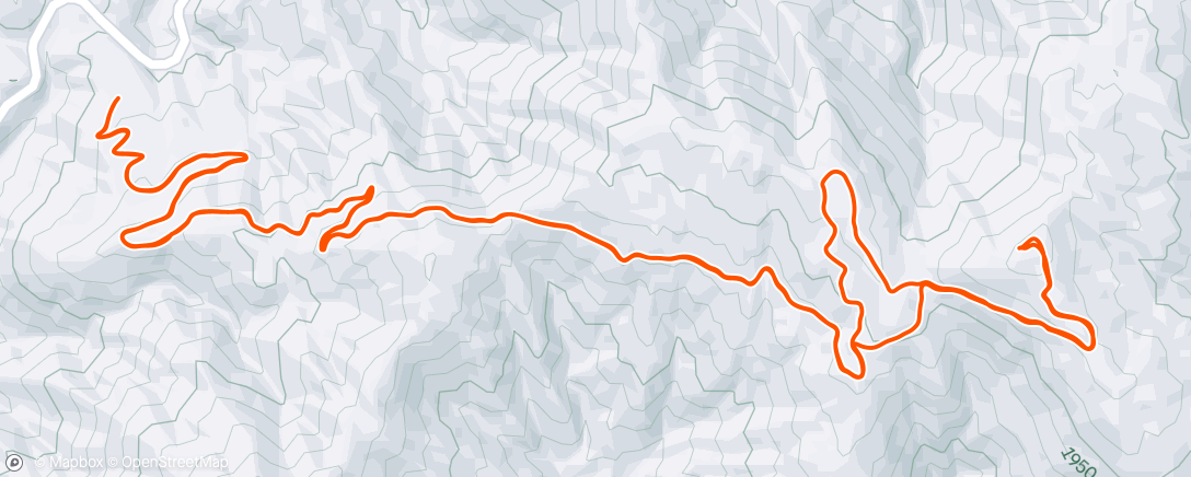 Map of the activity, Morning Trail Run