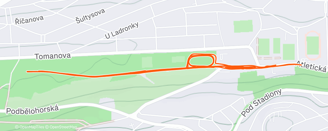 Карта физической активности (Last intensity of the year)