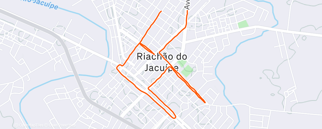 Mapa de la actividad (Corrida ao entardecer)