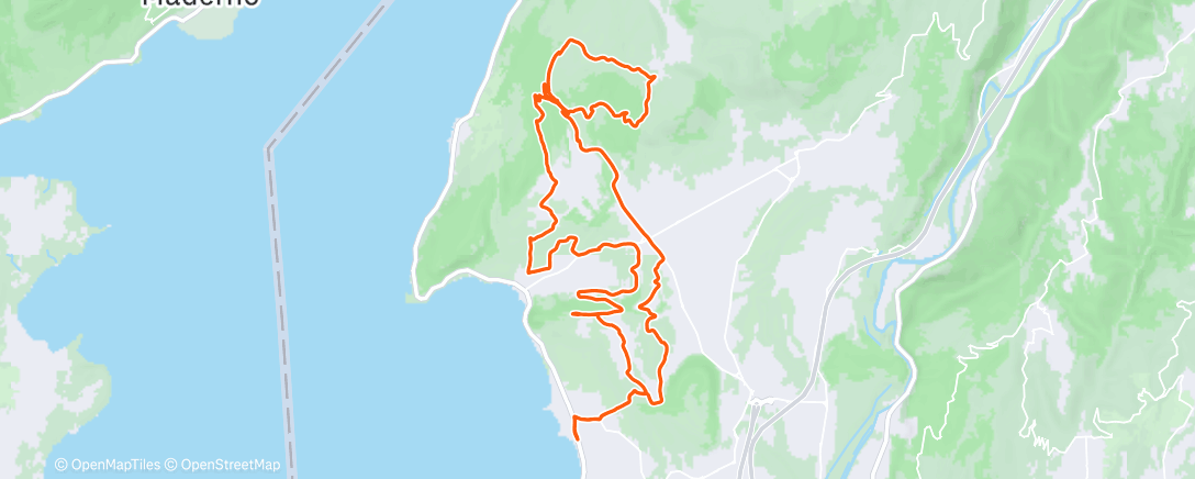 Map of the activity, Gravel