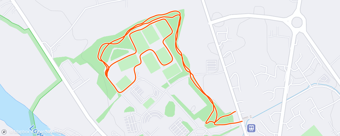 Mapa de la actividad, Coleraine Uni Trail & Grass