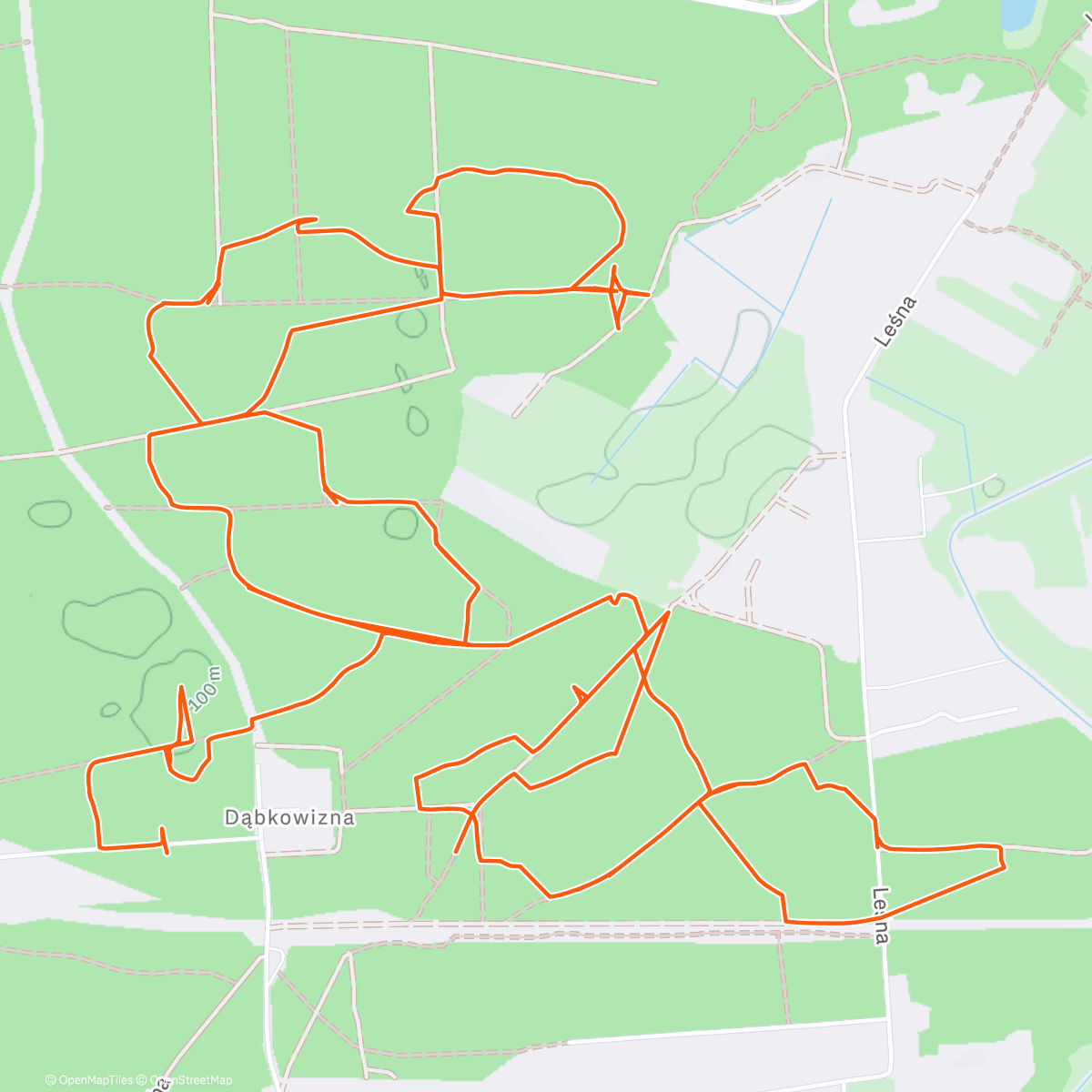 Map of the activity, BnO u Karola