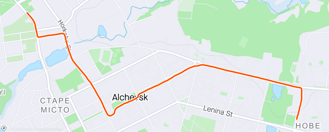 Map of the activity, Дневной велозаезд