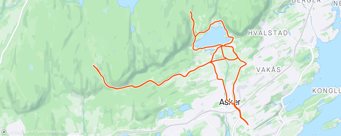 Mapa da atividade, Klisterføre 😅