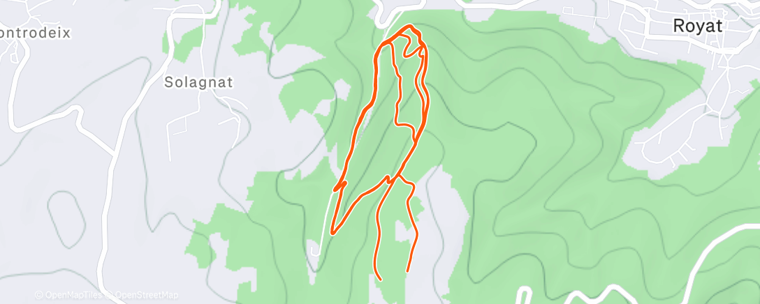 Map of the activity, Petit tour avé Lolo