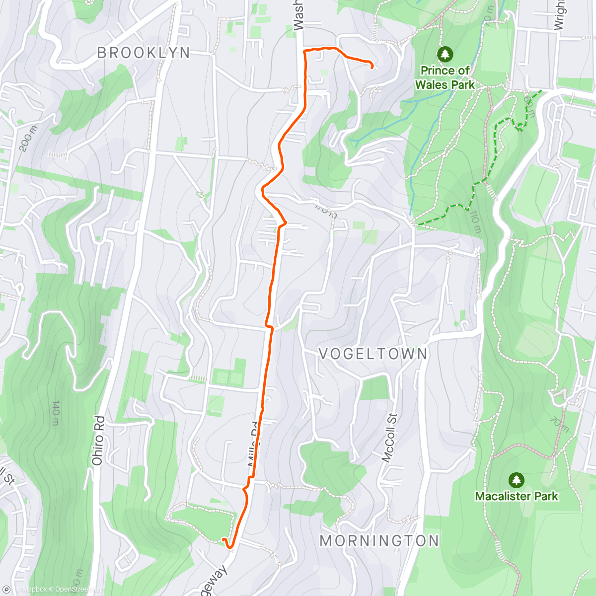 Map of the activity, Afternoon E-Bike Ride