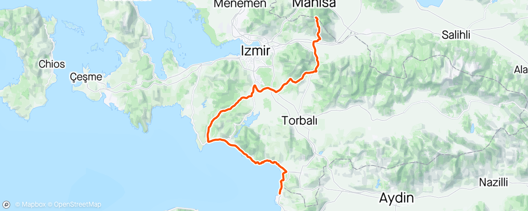 Map of the activity, 🇹🇷🇹🇷 Presidential Cycling Tour of Türkiye #6