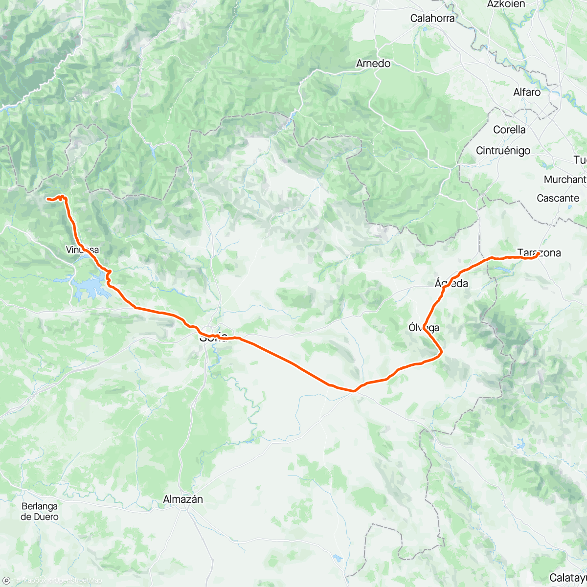 Map of the activity, La Vuelta 3rd😊