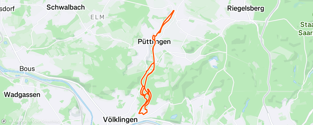 Mapa da atividade, Fahrt am Morgen