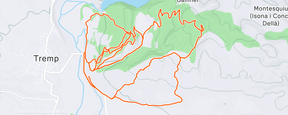 Map of the activity, Slick Rock - Rock & Roll - Tamarro - Lo Bunker - Arizona - Maf - Bartotrail