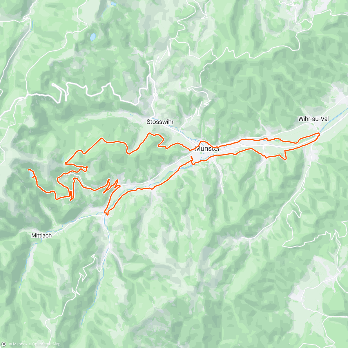 Map of the activity, Lac du Schiessrothried (929 m) 🤩