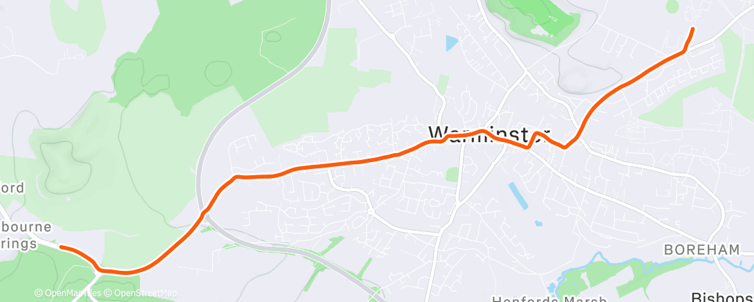 Map of the activity, Morning Mountain Bike Ride