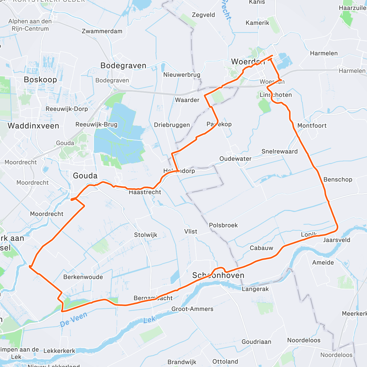 Map of the activity, After Sint drop-off 🚗😄