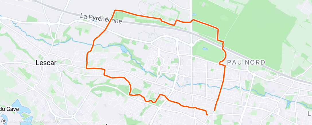 Map of the activity, Petit tour au nord-ouest