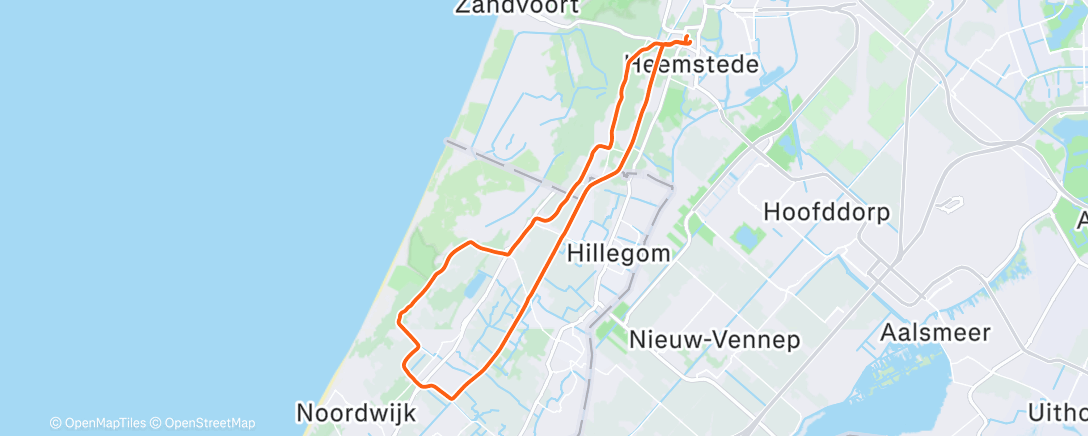 Map of the activity, Namiddagrit