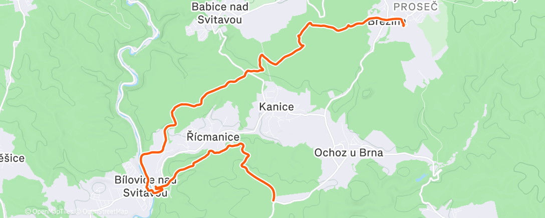 Карта физической активности (Lauf am Morgen)