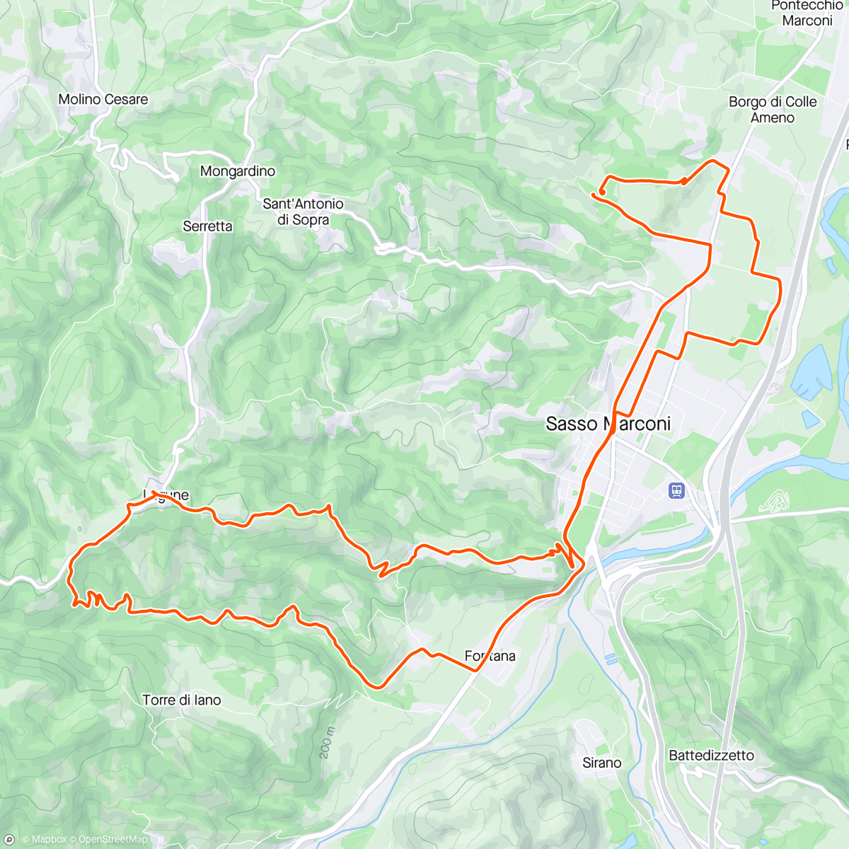 Map of the activity, Prima pedalata di stagione 😅