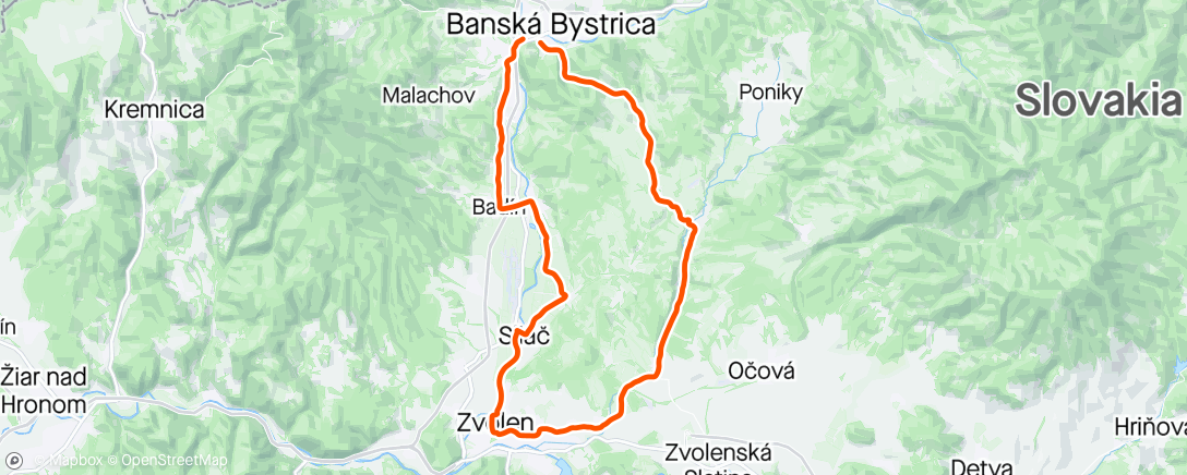 Map of the activity, tt Ride