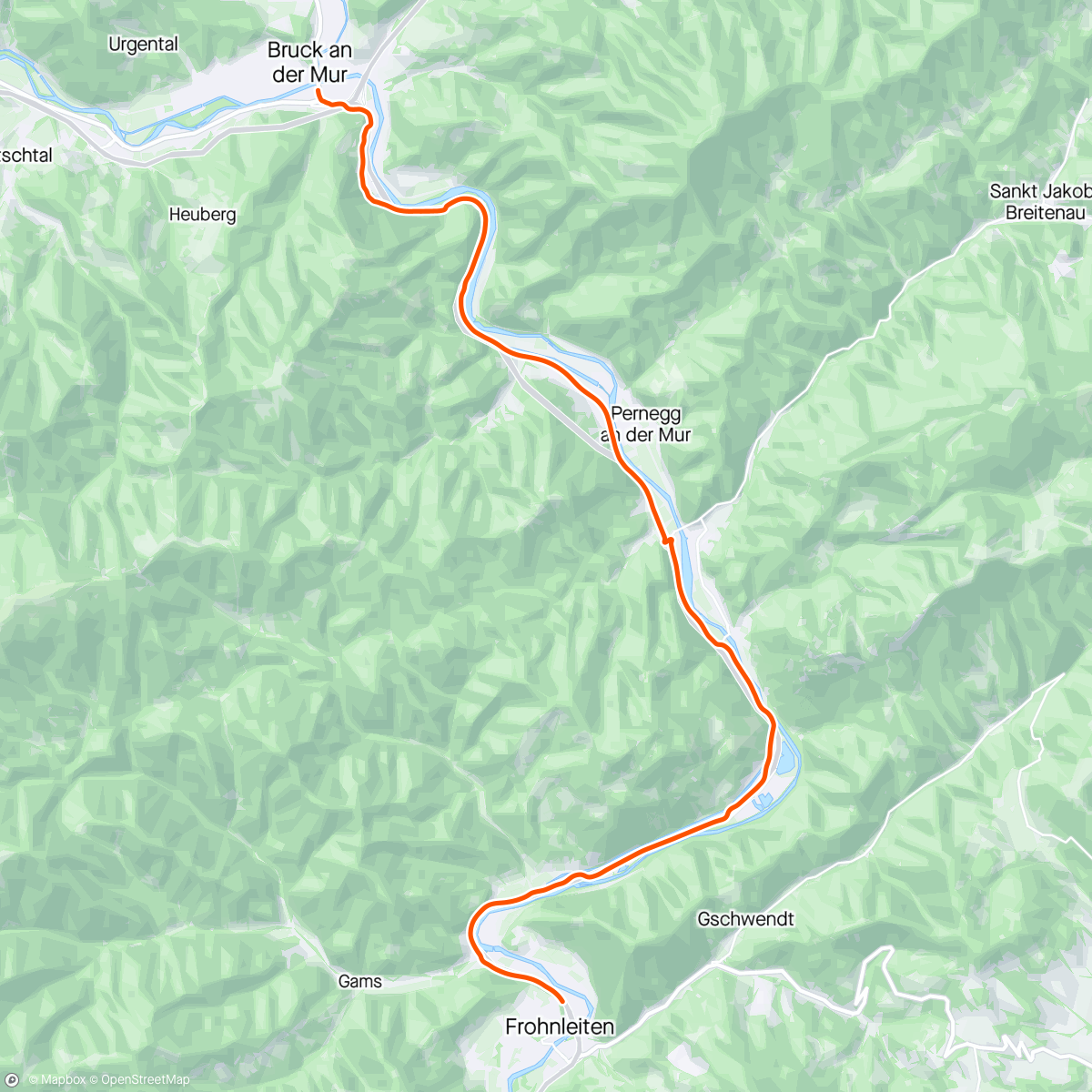 Map of the activity, mit spaghetti carbonara